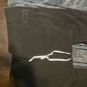 Urbane Black Straight Leg Pants